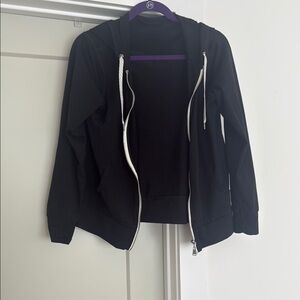 Vuori Black Zip-Up Hoodie